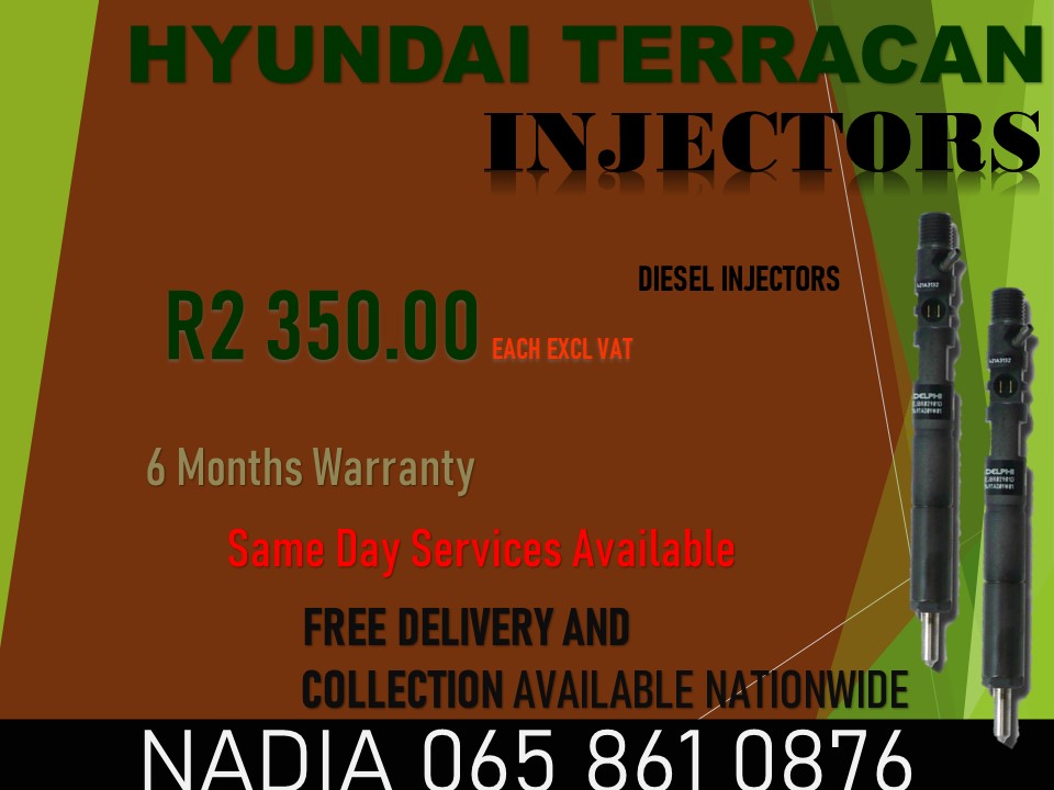 DIESEL INJECTORS FOR SALE OR TO RECON HYUNDAI TERRICAN 2.9 - Private Seller DIESEL INJECTORS FOR SALE OR TO RECON HYUNDAI TERRICAN 2.9 - Private Seller