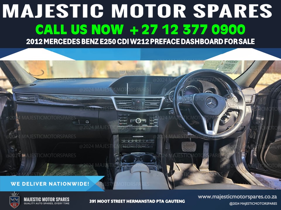 Mercedes E250 dashboard for sale second hand - Private Seller Mercedes E250 dashboard for sale second hand - Private Seller