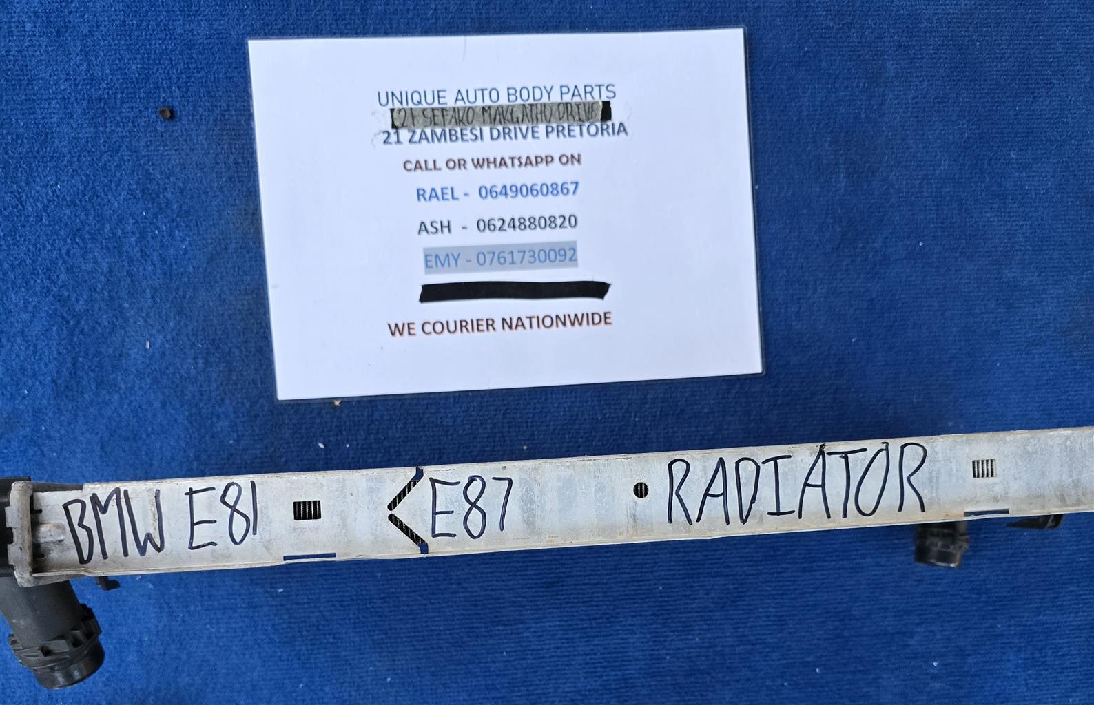 Radiator for BMW E81 E87 E92 Radiator for BMW E81 E87 E92