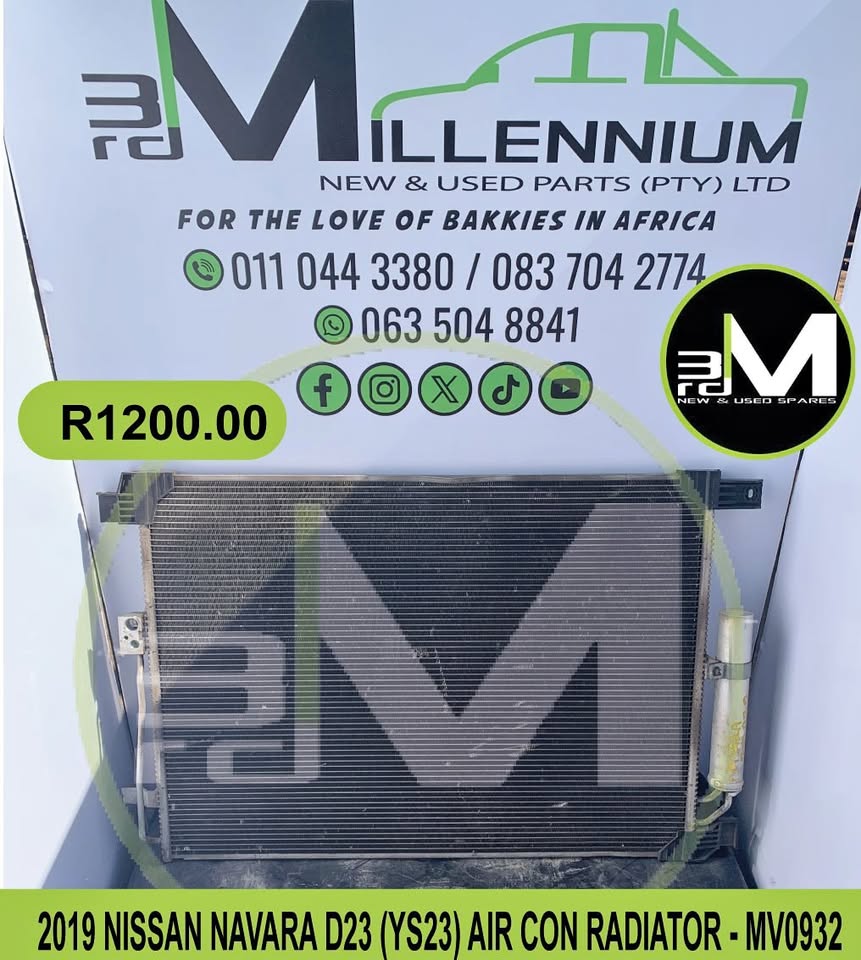AIR CON RADIATOR - 2019 NISSAN NAVARA D23(YS23) - Private Seller AIR CON RADIATOR - 2019 NISSAN NAVARA D23(YS23) - Private Seller
