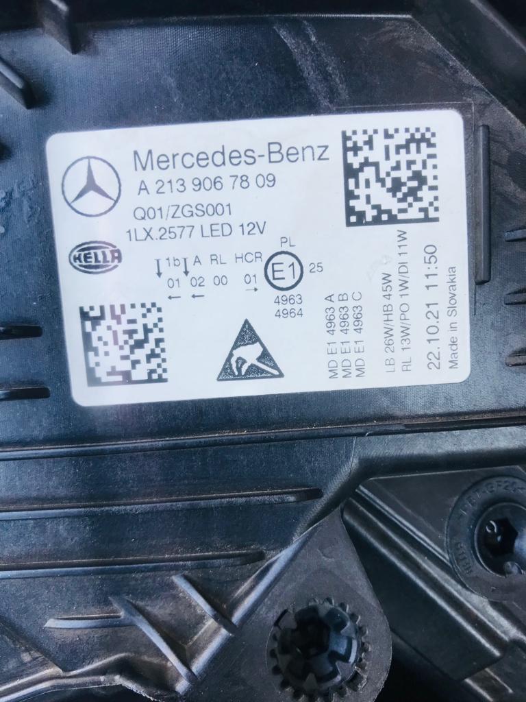 Mercedes Benz W213 E-Class LED xenon headlight