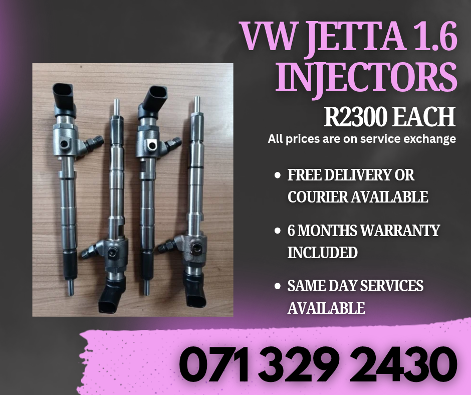 VW JETTA 1.6 DIESEL INJECTORS FOR SALE WITH WARRANTY - Private Seller VW JETTA 1.6 DIESEL INJECTORS FOR SALE WITH WARRANTY - Private Seller
