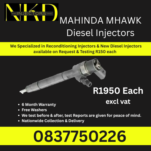 MAHINDRA MHAWK DIESEL INECTORS FOR SALE - Private Seller MAHINDRA MHAWK DIESEL INECTORS FOR SALE - Private Seller