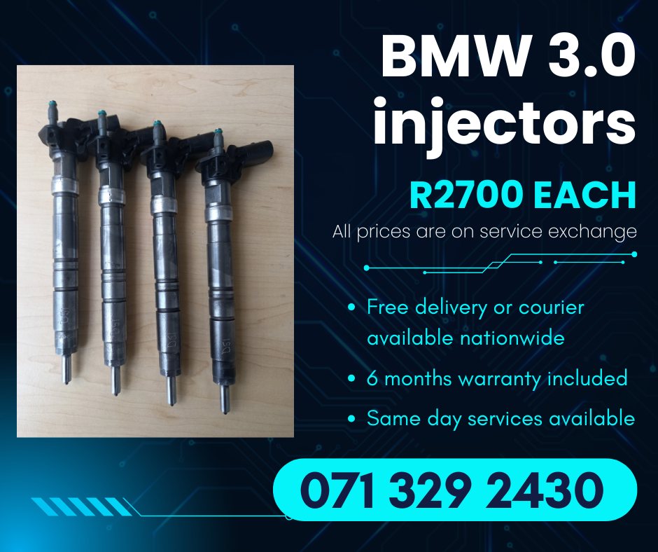BMW 3.0 INJECTORS FOR SALE WITH WARRANTY