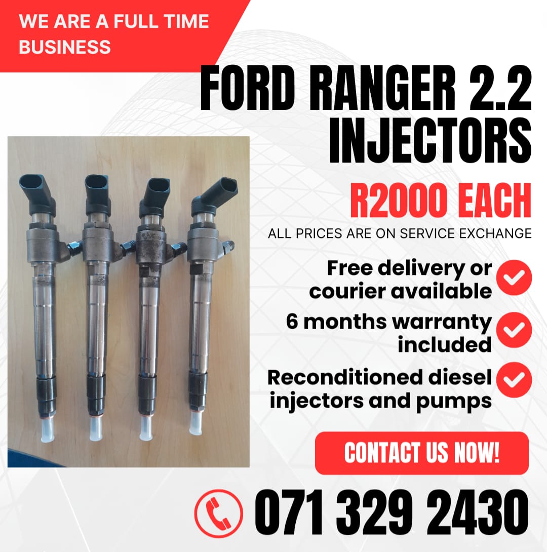 FORD RANGER 2.2 INJECTORS FOR SALE WITH WARRANTY INCLUDED - Private Seller FORD RANGER 2.2 INJECTORS FOR SALE WITH WARRANTY INCLUDED - Private Seller