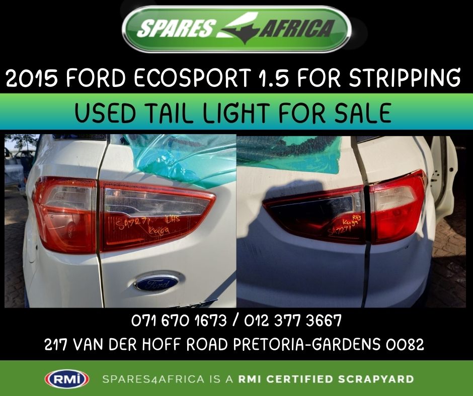 Ford EcoSport 1.5 Used Tail Light for Sale - Private Seller Ford EcoSport 1.5 Used Tail Light for Sale - Private Seller