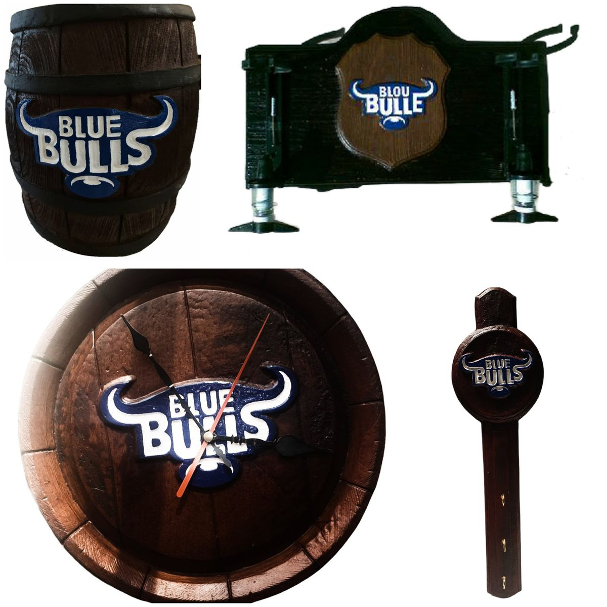 BLUE BULLS RUGBY Ultimate Supporters Combo Bar Man Cave Pack. Brand New Products