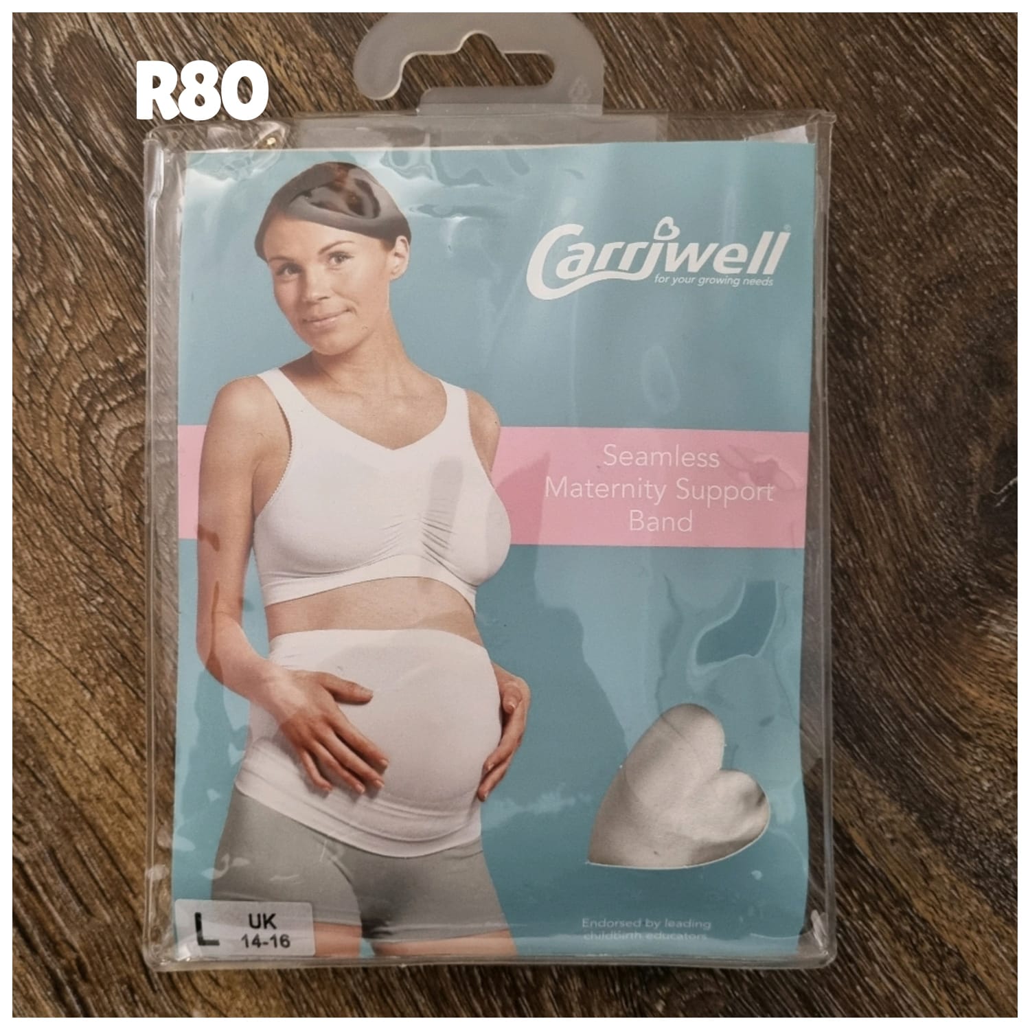 Carriwell Seamless Maternity Support Band - Black