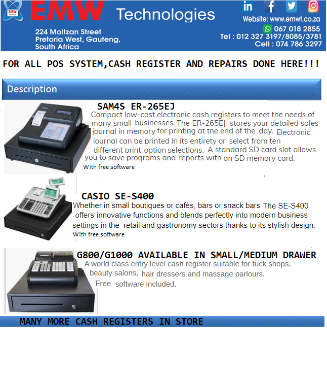 Cash Registers Junk Mail