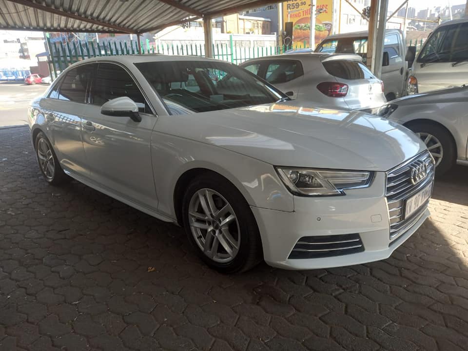 Audi A4 2.0 Tfsi Automatic Petrol  2017 White Service History  Sunroof  Leather interior