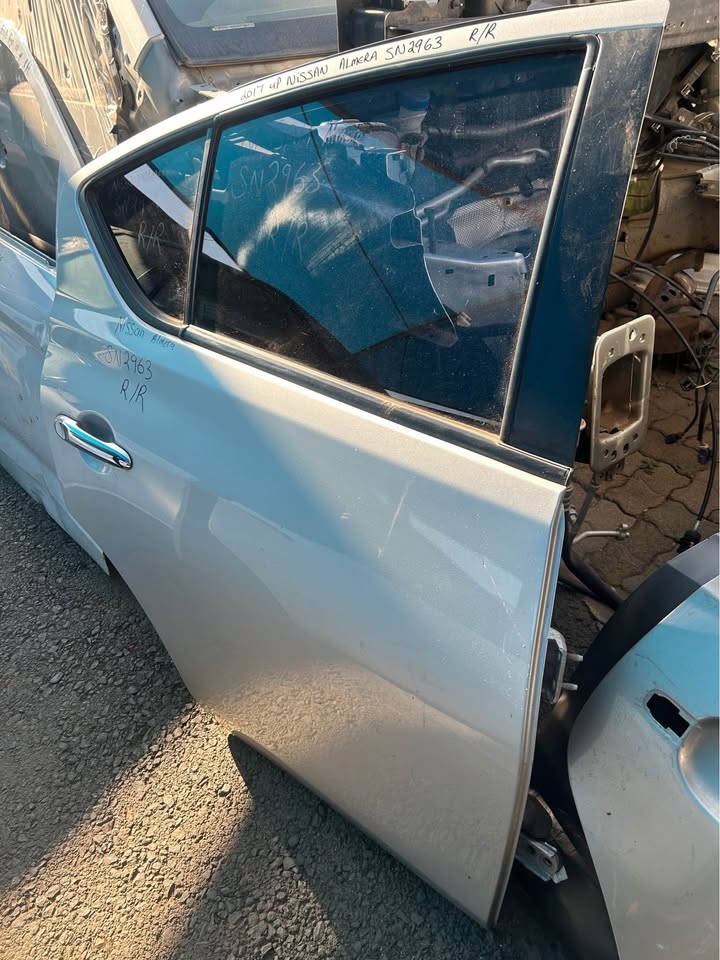 Nissan Almera Right Rear Door For Sale Call or Whatsapp