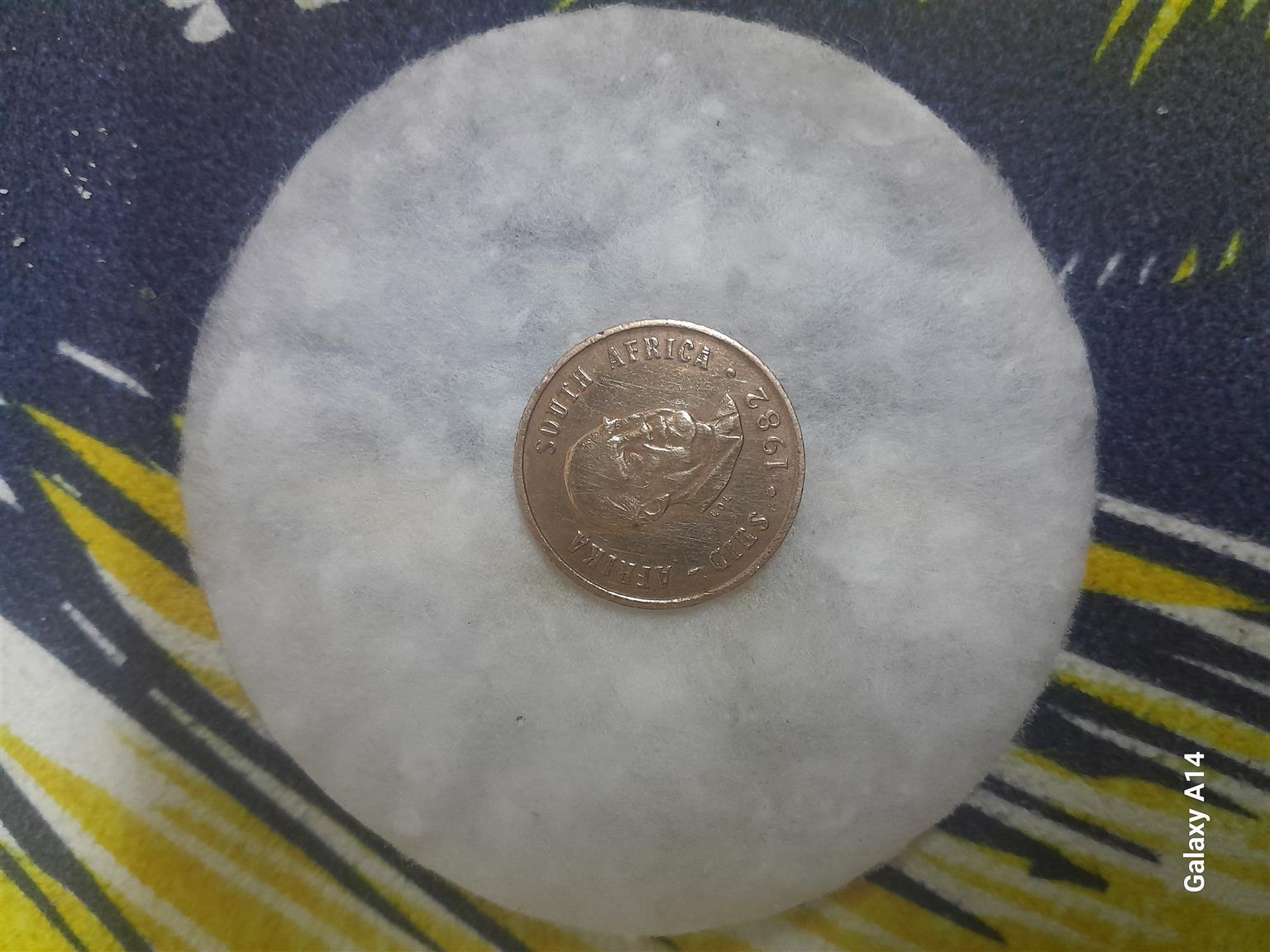 1982 1C SOUTH AFRICA 180 decrees error
