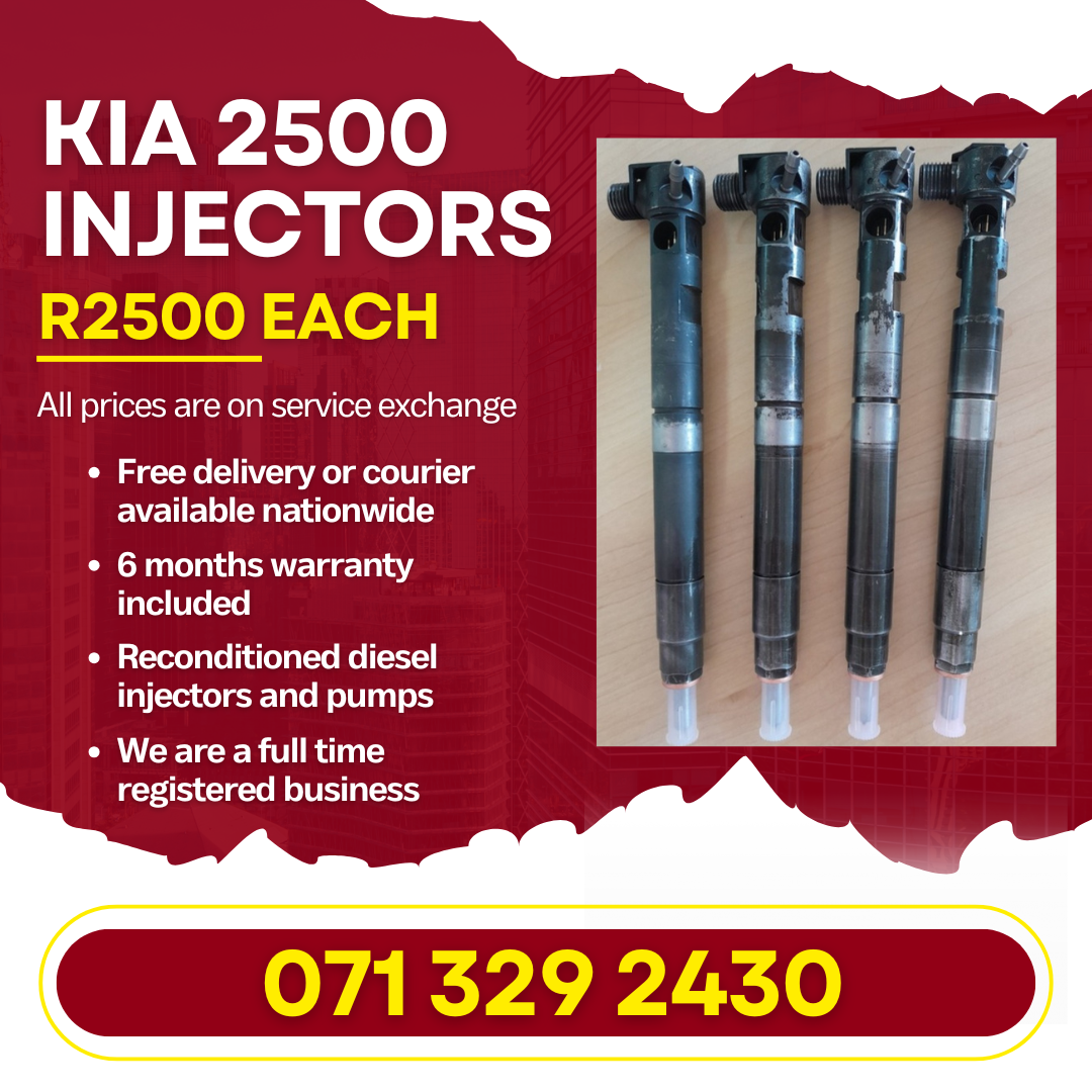 KIA 2500 2.5 INJECTORS FOR SALE WITH WARRANTY INCLUDED - Private Seller KIA 2500 2.5 INJECTORS FOR SALE WITH WARRANTY INCLUDED - Private Seller