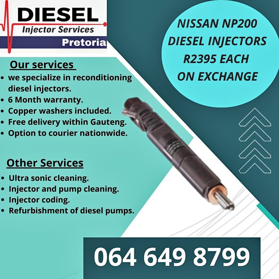 NISSAN NP200 DIESEL INJECTORS TO RECON - Private Seller