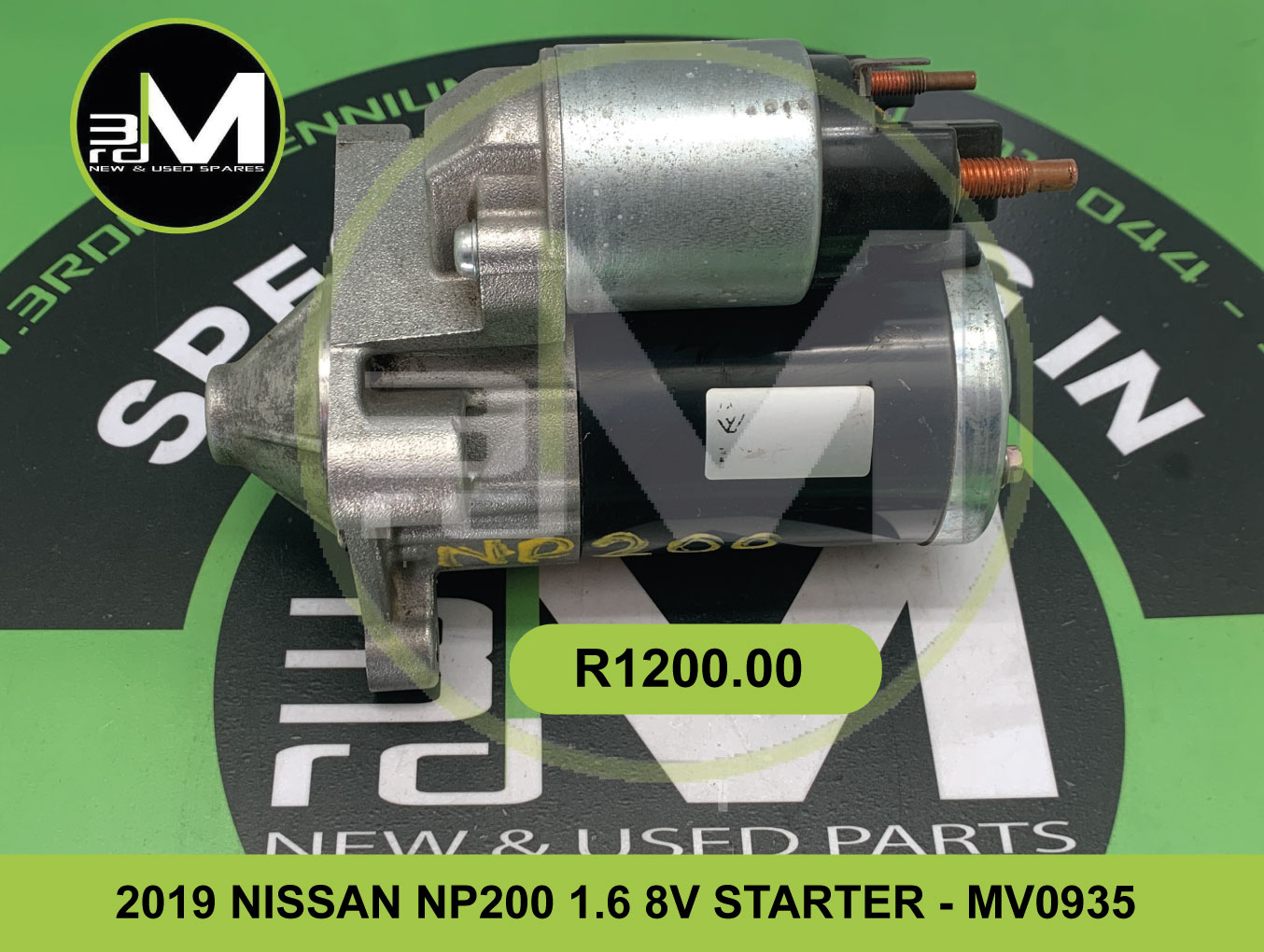 STARTER - NISSAN NP200 - Private Seller STARTER - NISSAN NP200 - Private Seller