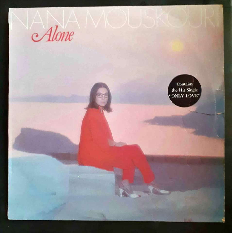 Nana Mouskouri – Alone LP Record Nana Mouskouri – Alone LP Record
