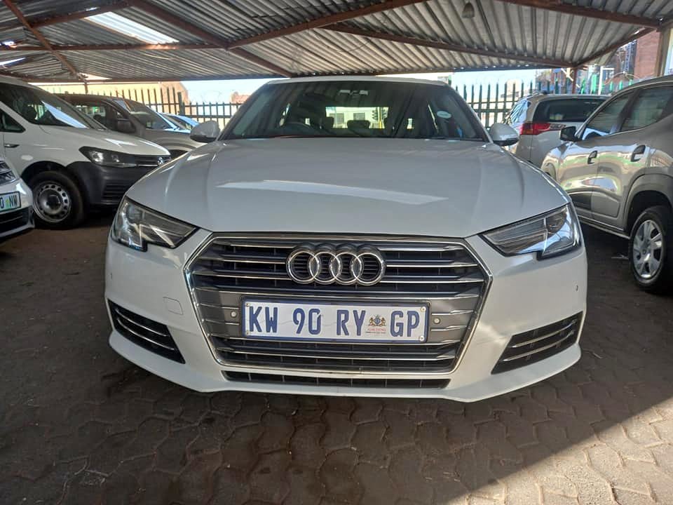 Audi A4 2.0 Tfsi Automatic Petrol  2017 White Service History  Sunroof  Leather interior