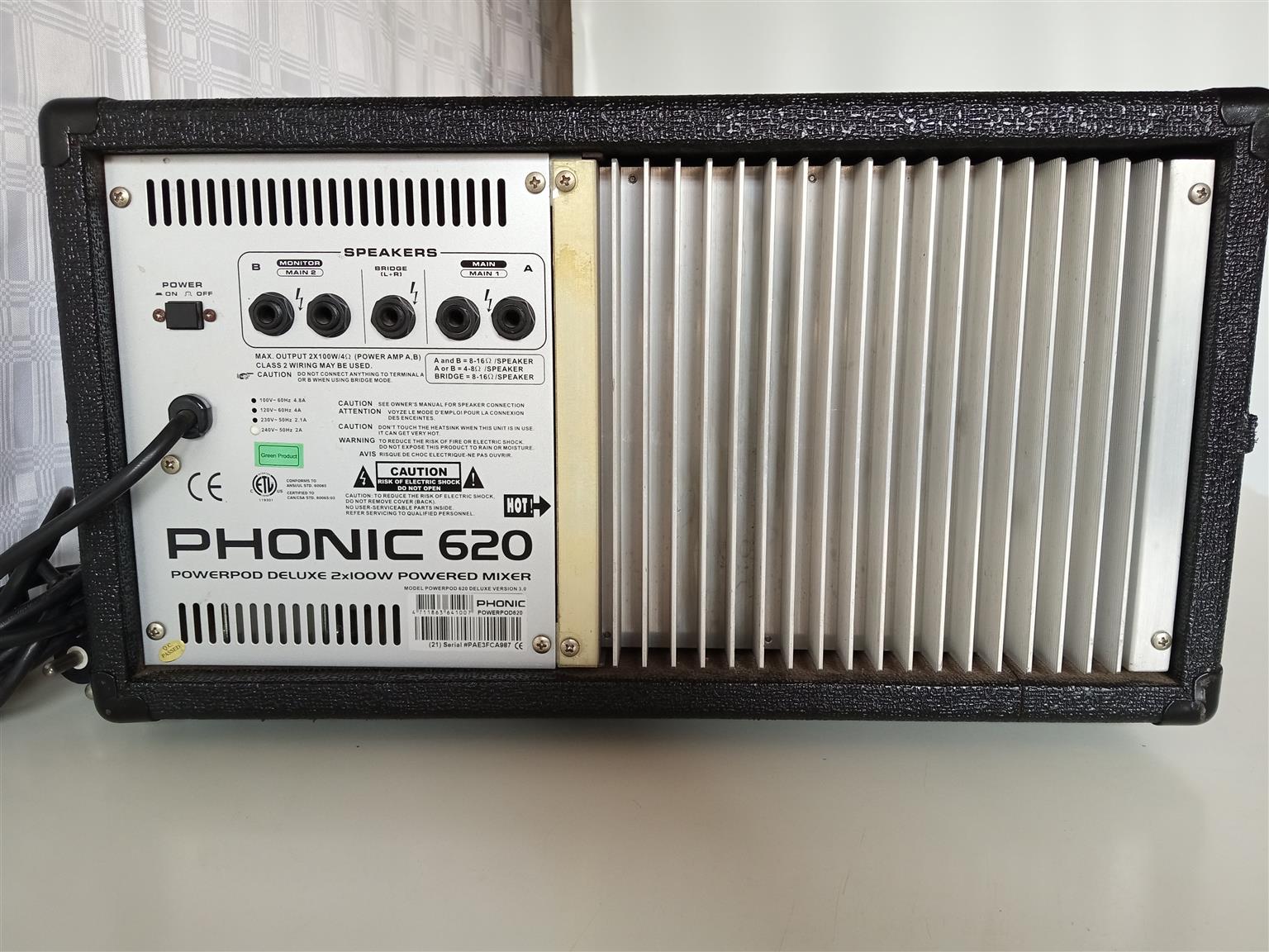 Phonic 620 Mixer Amplifier