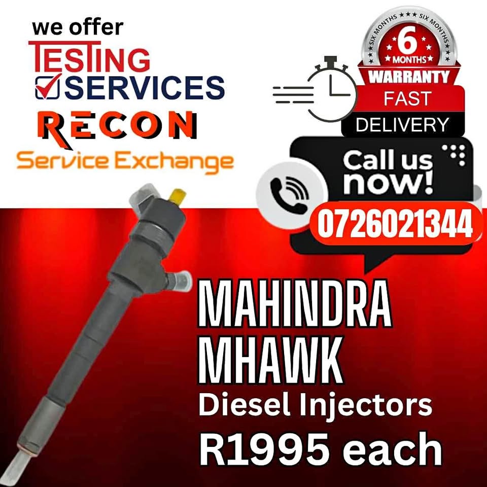 Mahindra Mhawk diesel injectors for sale - Private Seller Mahindra Mhawk diesel injectors for sale - Private Seller