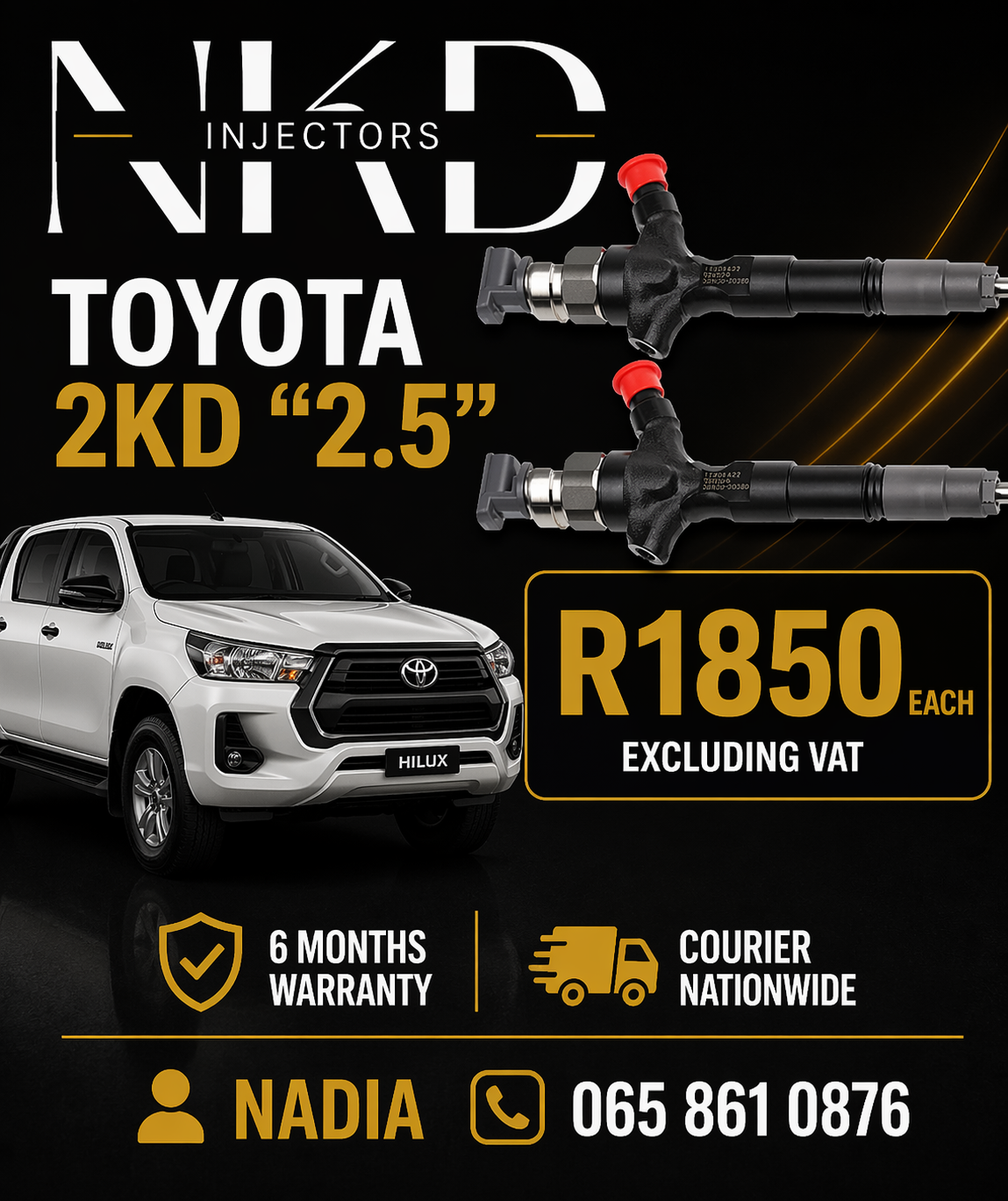 DIESEL INJECTORS FOR SALE OR TO RECON FOR TOYOTA 2KD - Private Seller DIESEL INJECTORS FOR SALE OR TO RECON FOR TOYOTA 2KD - Private Seller