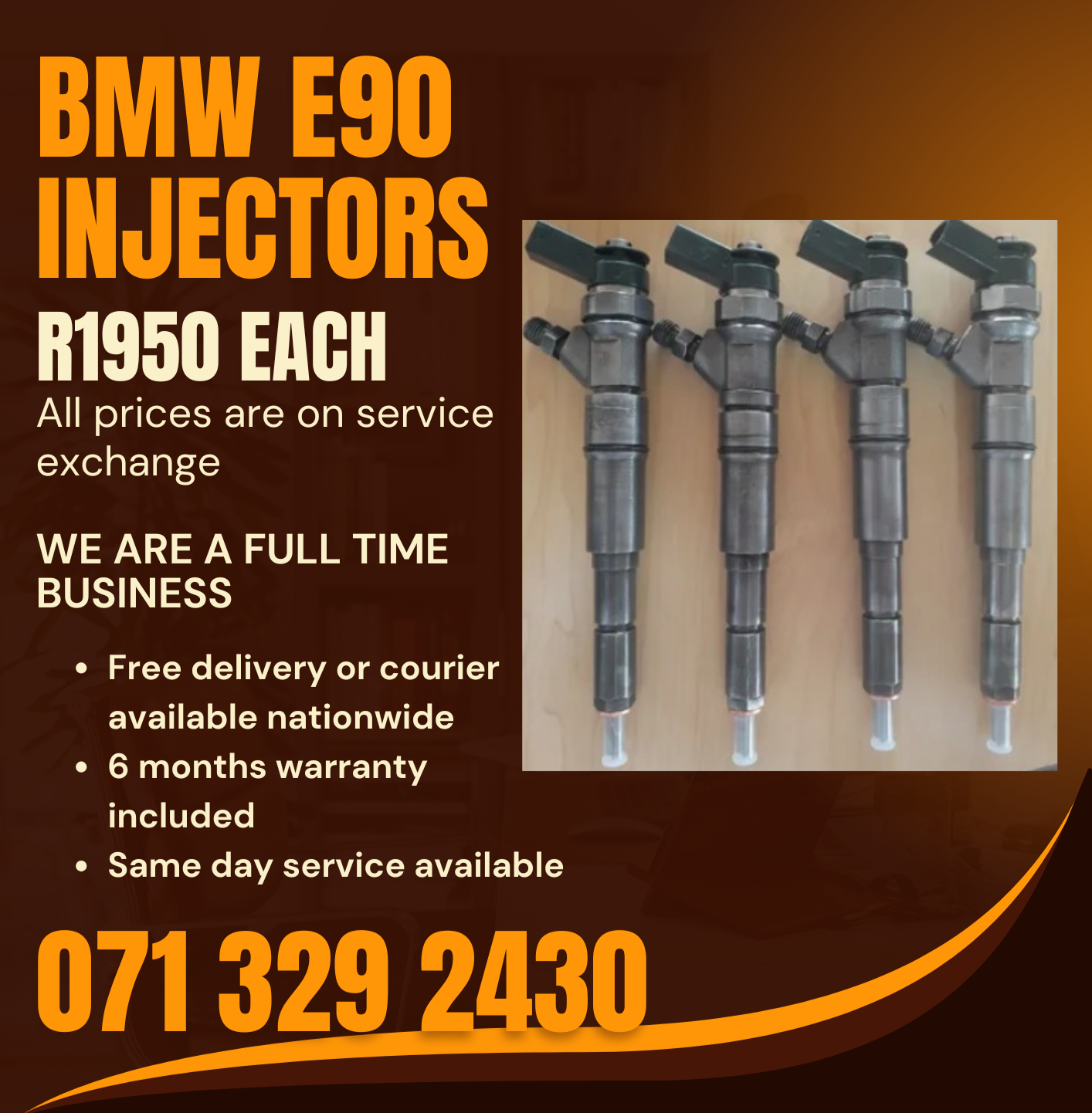 BMW E90 INJECTORS FOR SALE WITH WARRANTY INCLUDED - Private Seller BMW E90 INJECTORS FOR SALE WITH WARRANTY INCLUDED - Private Seller