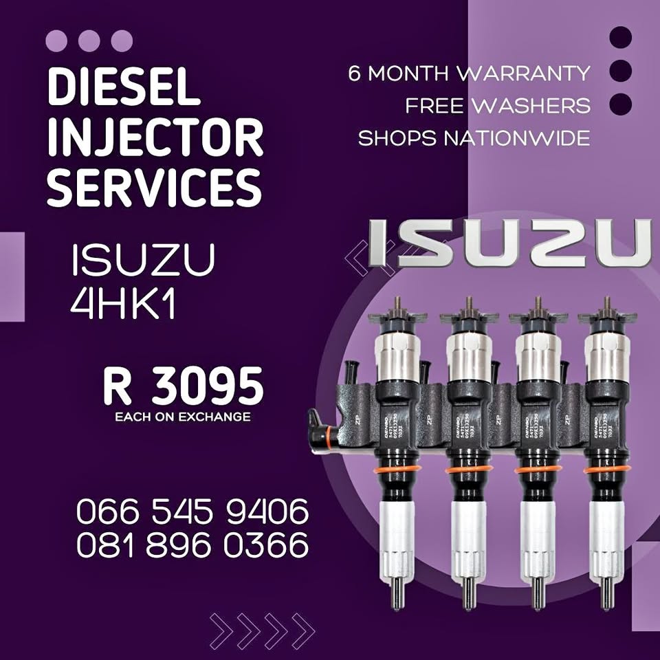 ISUZU 4HK1 DIESEL INJECTORS FOR SALE WITH WARRANTY - Private Seller ISUZU 4HK1 DIESEL INJECTORS FOR SALE WITH WARRANTY - Private Seller