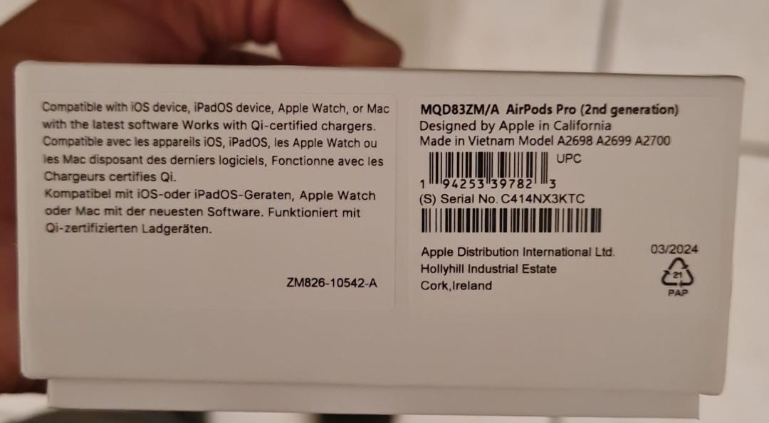 Brand New Apple Airpods - 3 Left