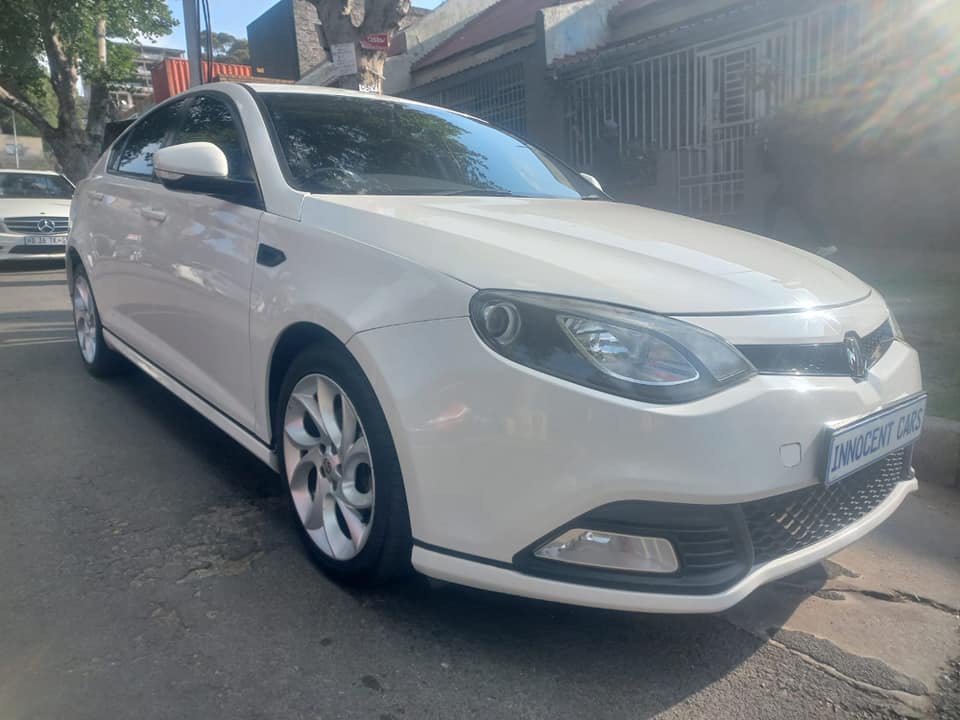2014 SAIC MOTOR MG6 SEDAN 1.8 T PETROL, MANUAL, WHITE COLOR, MILEAGE