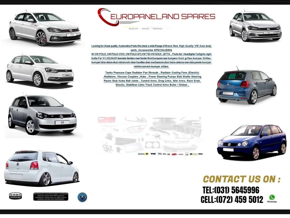 VW POLO VIVO BRAND NEW WATER BOTTLE CAPS FORSALE