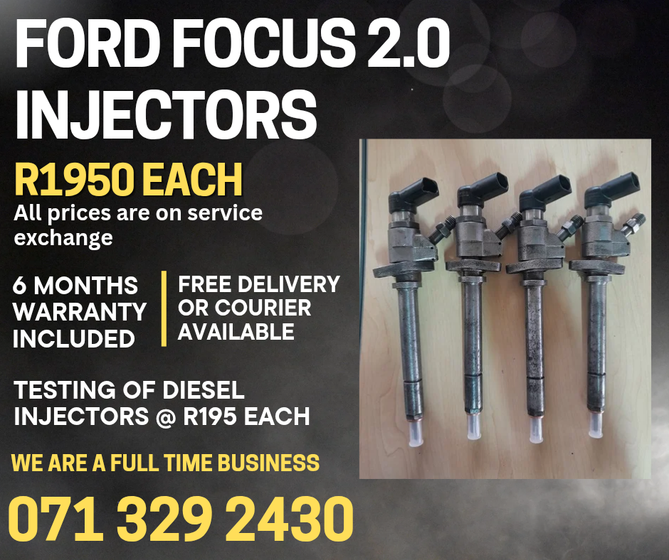 FORD FOCUS 2.0 INJECTORS FOR SALE WITH WARRANTY - Private Seller FORD FOCUS 2.0 INJECTORS FOR SALE WITH WARRANTY - Private Seller