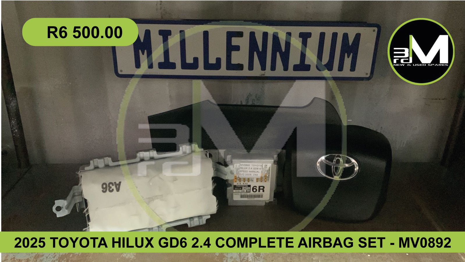 2025 TOYOTA HILUX GD6 2.4 4X2 (M) 6 SPEED AIRBAG SET - MV0892 - Private Seller 2025 TOYOTA HILUX GD6 2.4 4X2 (M) 6 SPEED AIRBAG SET - MV0892 - Private Seller