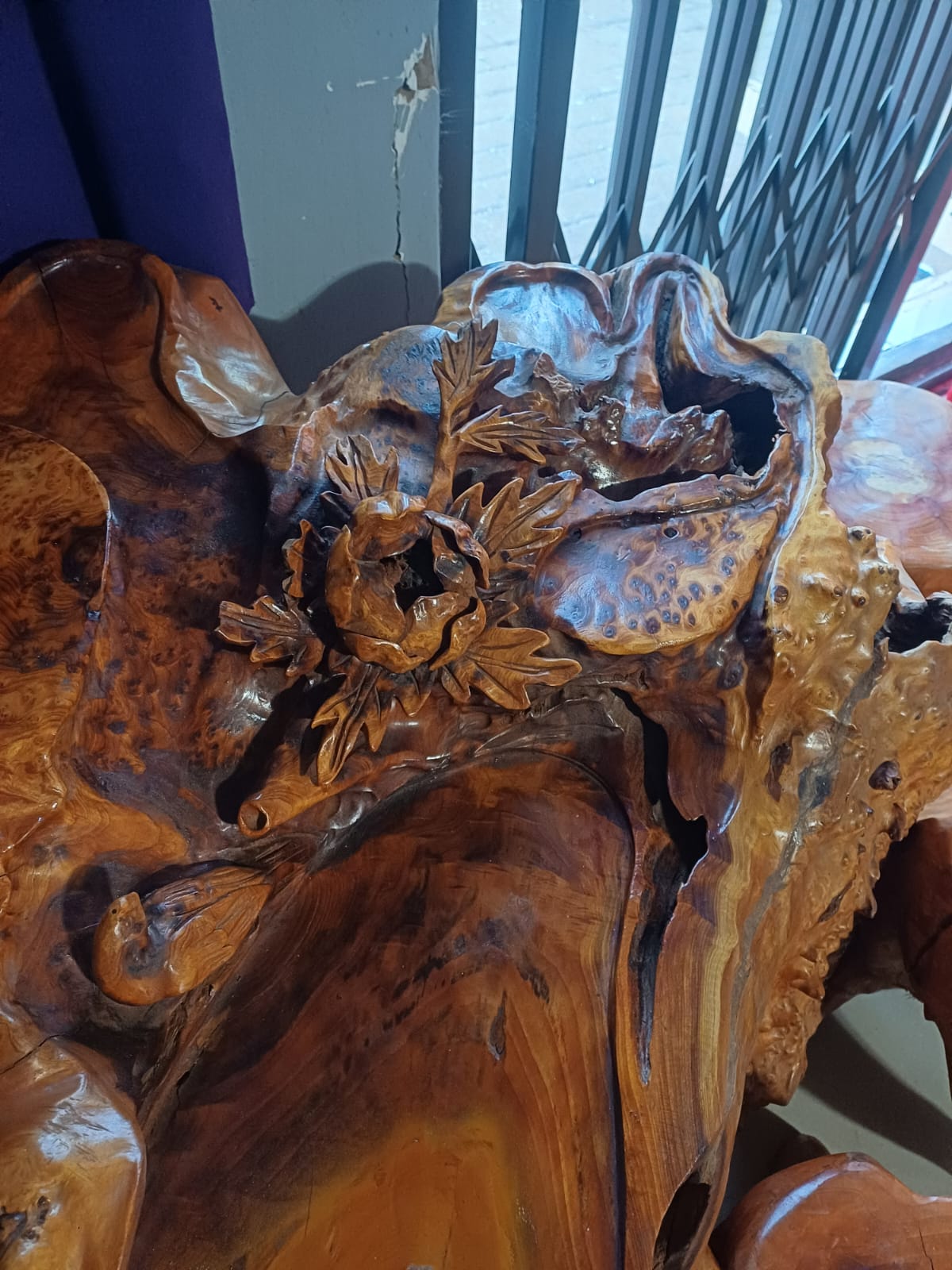 Chinese Oakwood table set
