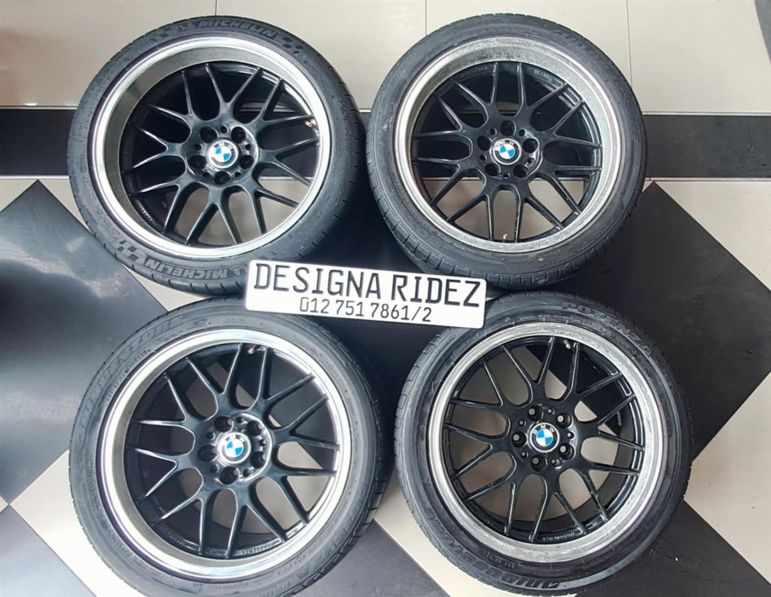 BMW CSL STYLE OEM MONOBLOCK WHEELS FRONT 19''ET35 8.5J REAR 19''ET27 9.5J - Private Seller BMW CSL STYLE OEM MONOBLOCK WHEELS FRONT 19''ET35 8.5J REAR 19''ET27 9.5J - Private Seller
