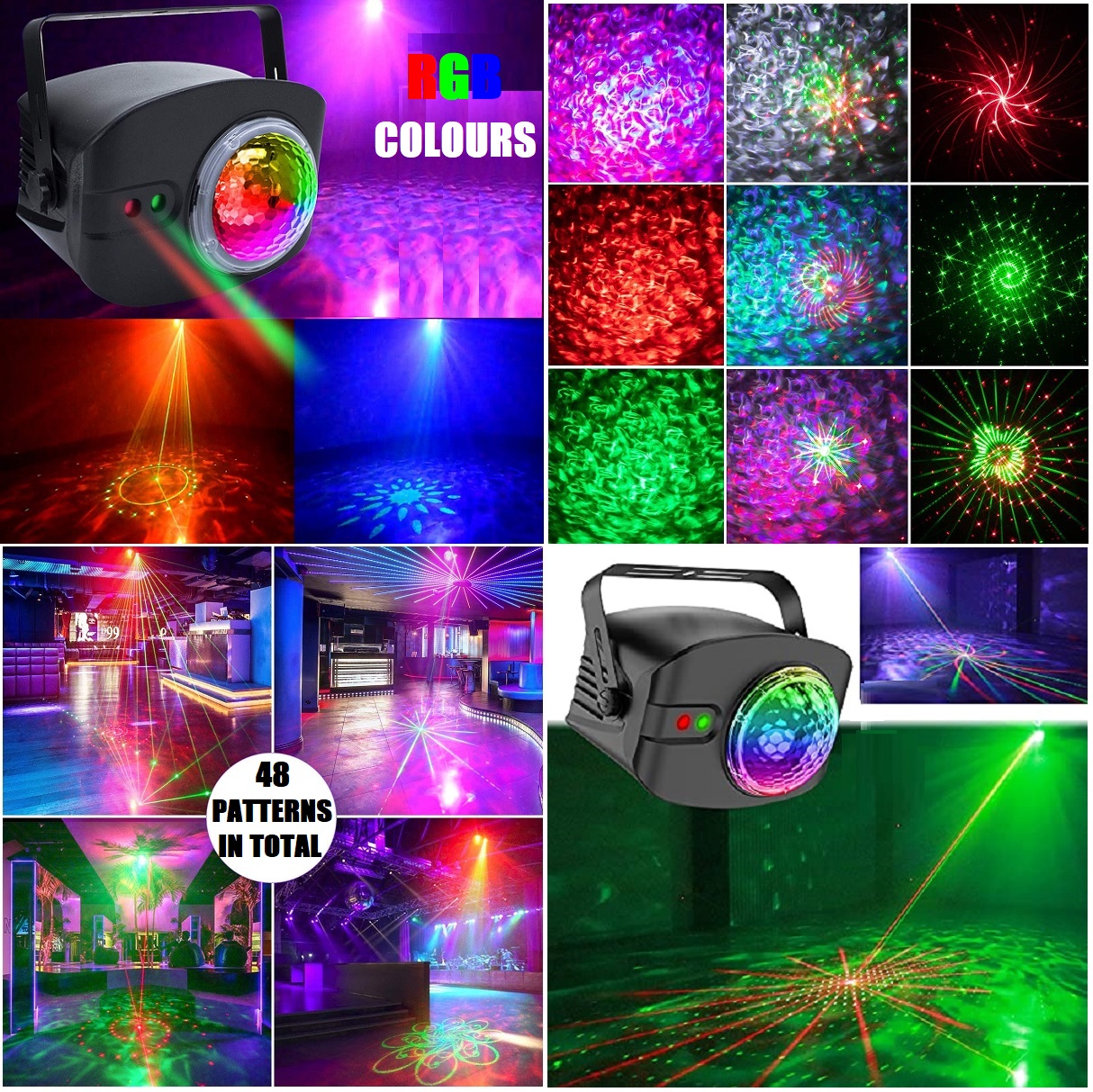 Disco Stage DJ Party Flame Laser LED Light. Stunning Spectacular Show. Ex-Demo.
