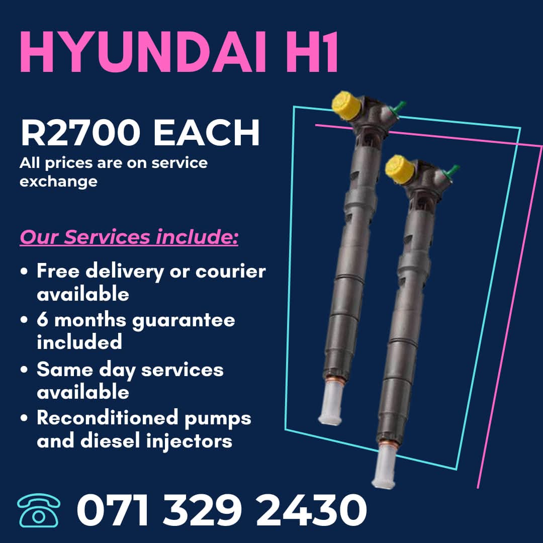 HYUNDAI H1 INJECTORS FOR SALE WITH WARRANTY ON - Private Seller HYUNDAI H1 INJECTORS FOR SALE WITH WARRANTY ON - Private Seller