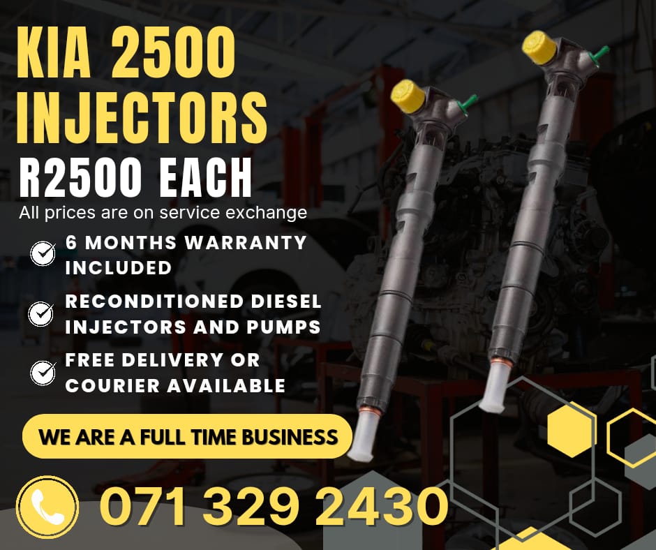 KIA 2500 INJECTORS FOR SALE WITH WARRANTY INCLUDED - Private Seller KIA 2500 INJECTORS FOR SALE WITH WARRANTY INCLUDED - Private Seller
