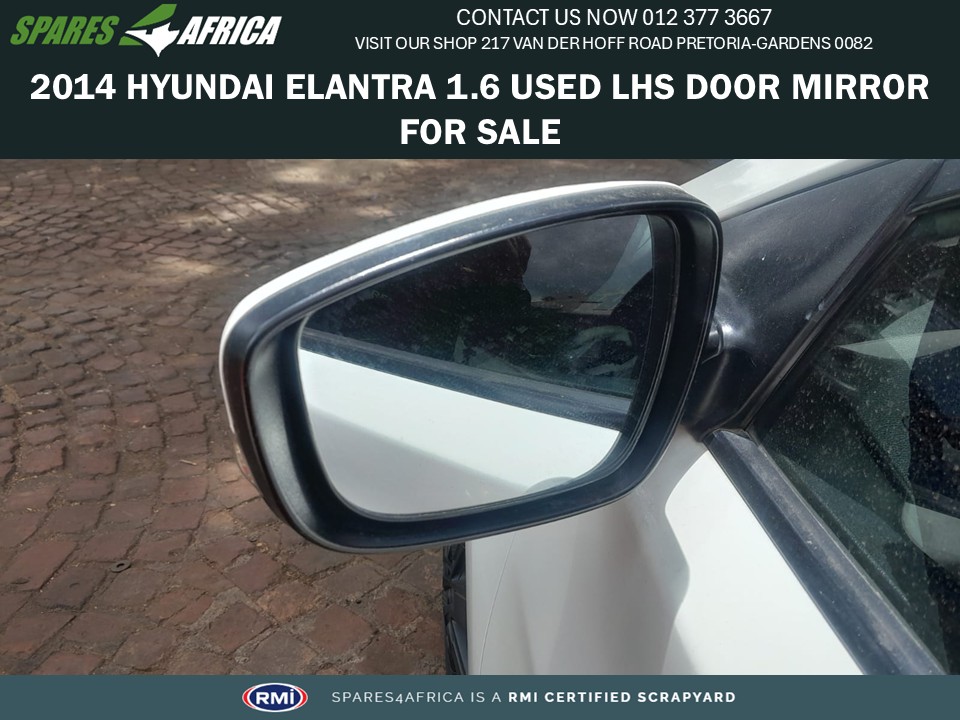 2014 HYUNDAI ELANTRA USED LHS (LEFT) DOOR MIRROR - Private Seller 2014 HYUNDAI ELANTRA USED LHS (LEFT) DOOR MIRROR - Private Seller
