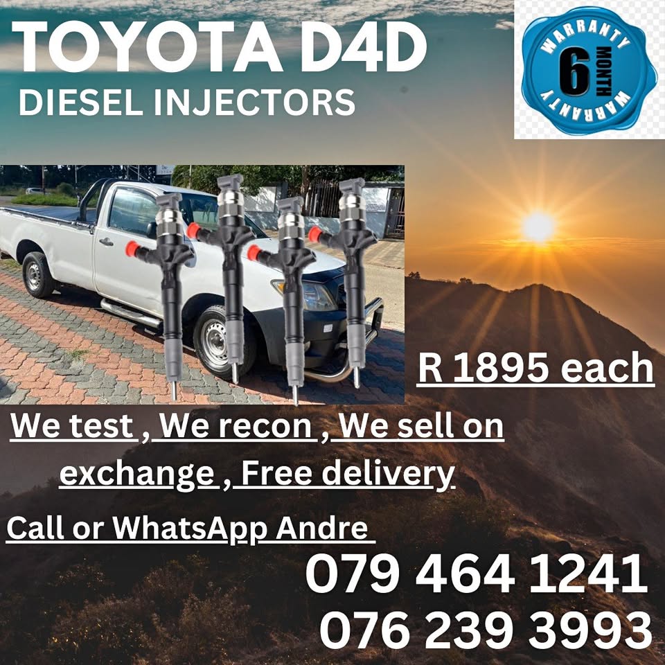 TOYOTA D4 DIESEL INJECTORS - Private Seller TOYOTA D4 DIESEL INJECTORS - Private Seller