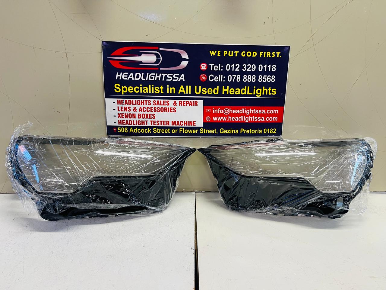 Audi Q3 left and right side headlight replacement lens - Private Seller Audi Q3 left and right side headlight replacement lens - Private Seller