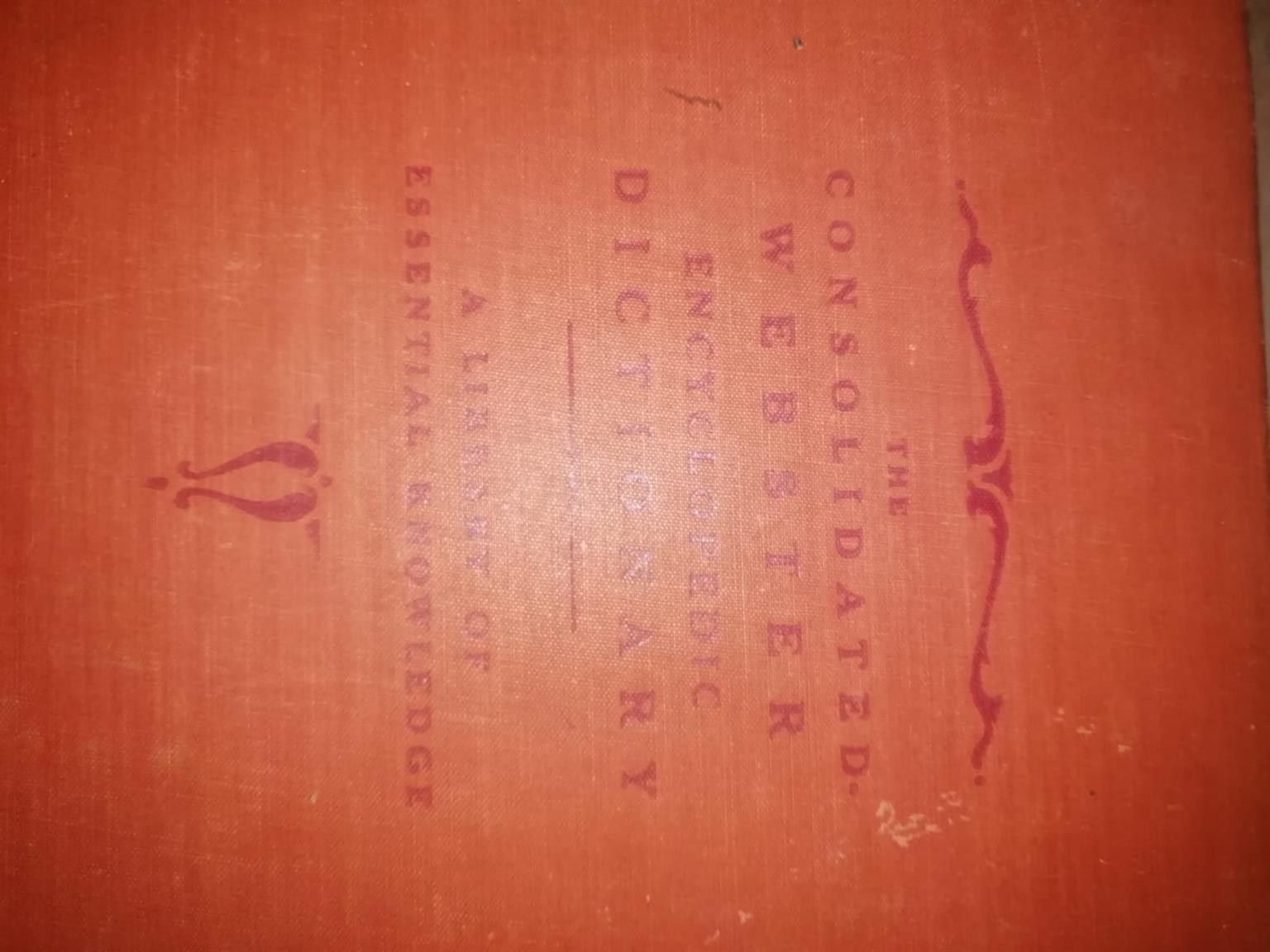 Encyclopedia Dictionary 1947 Franklin Edition In VERY GOOD condition