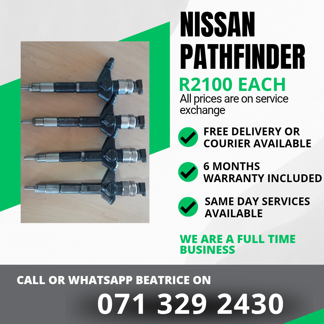 NISSAN PATHFINDER DIESEL INJECTORS FOR SALE WITH WARRANTY - Private Seller NISSAN PATHFINDER DIESEL INJECTORS FOR SALE WITH WARRANTY - Private Seller