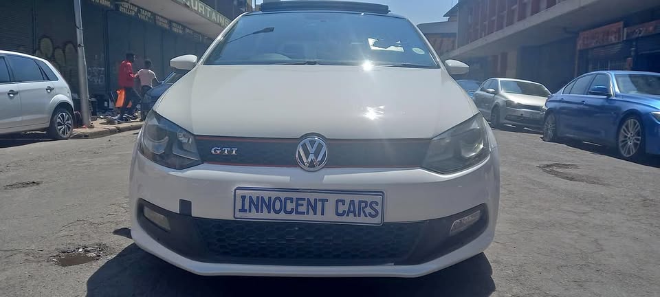 2014 VW POLO 6 GTI DSG, AUTOMATIC TRANSMISSION, WHITE COLOUR ,