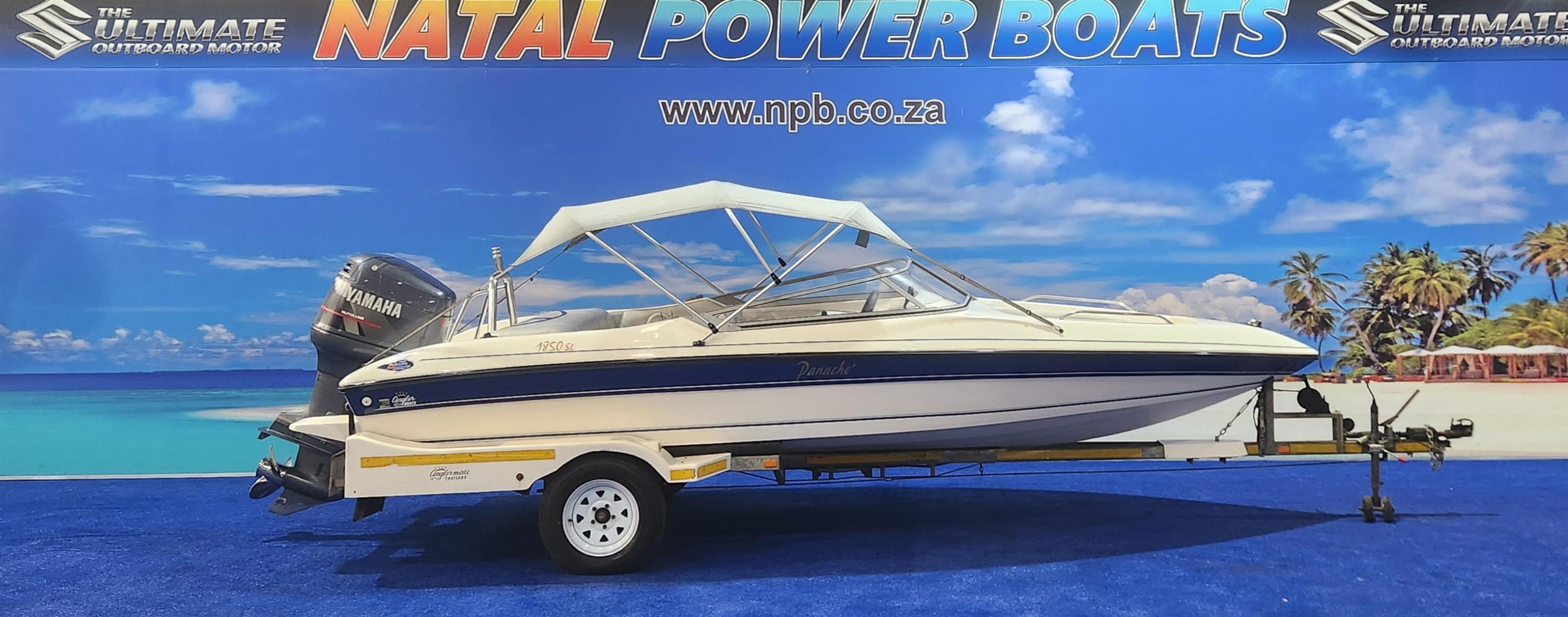 PANACHE 1850 SR ON TRAILER 200 HP YAMAHA V6 2 STROKE PANACHE 1850 SR ON TRAILER 200 HP YAMAHA V6 2 STROKE