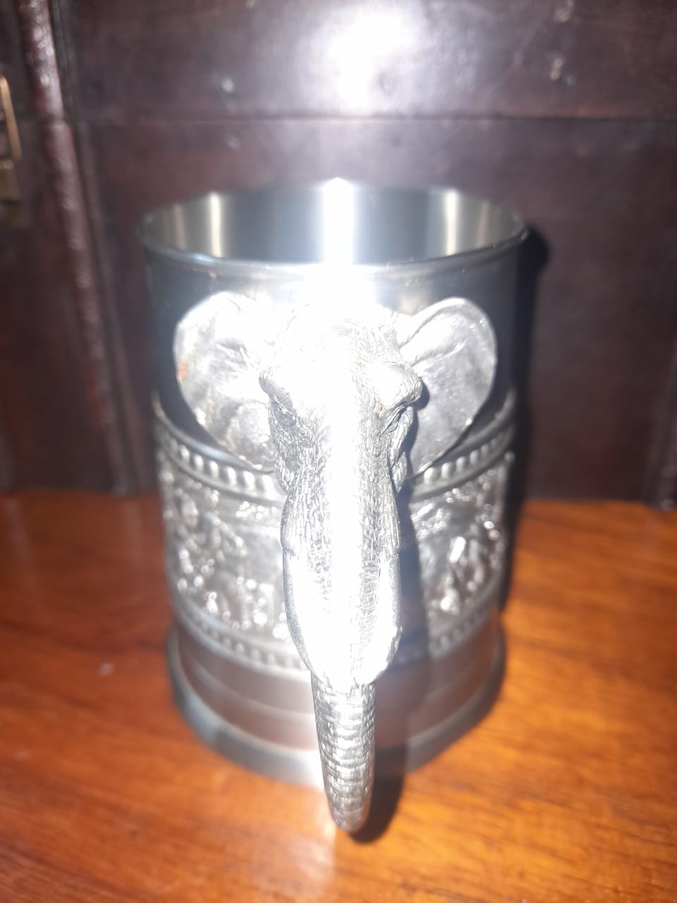 Taiwanese Pewter Decorative Beer Mug for Sale!