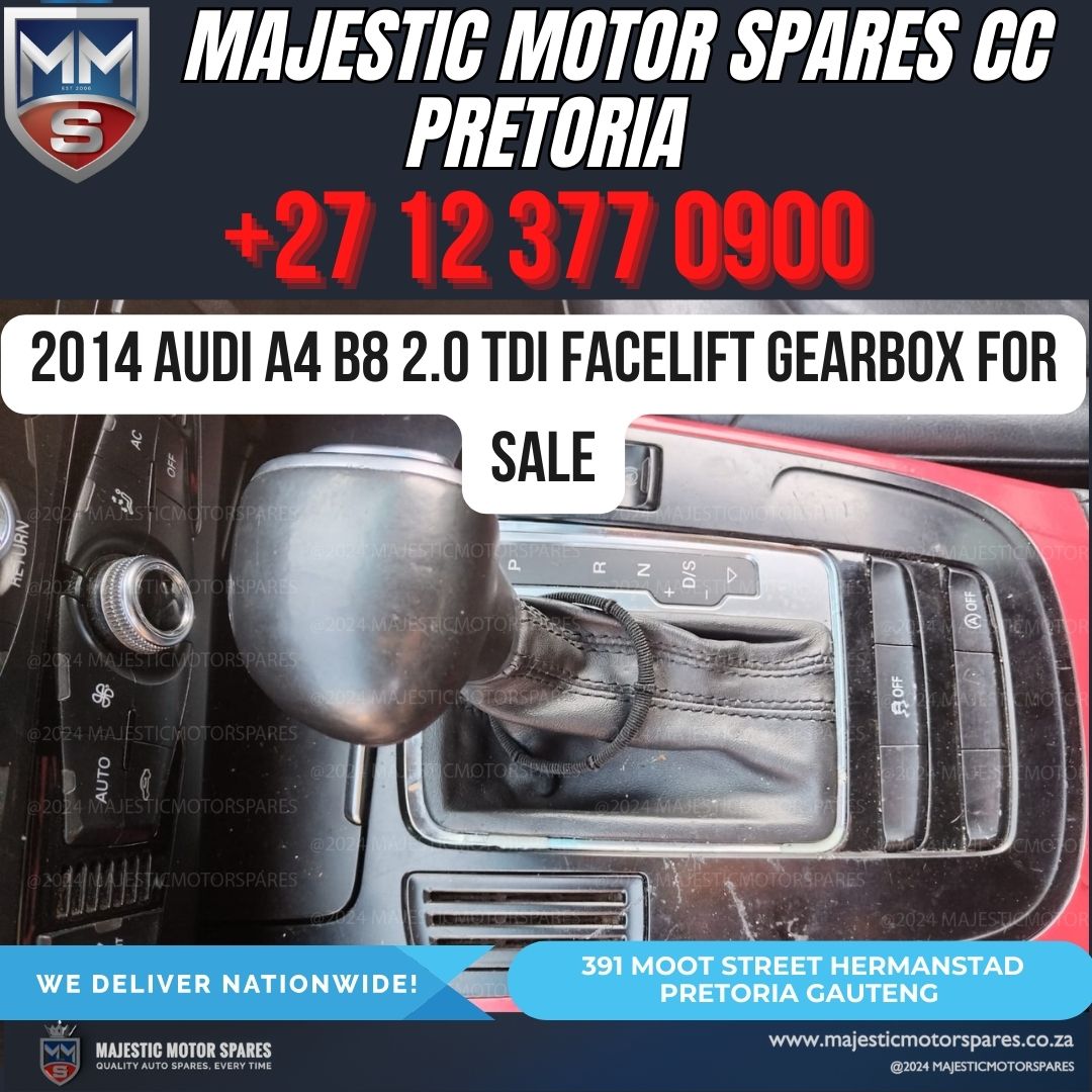CGL Automatic Gearbox for 2014 Audi A4 B8 2.0 TDI Facelift for Sale in Pretoria - Private Seller CGL Automatic Gearbox for 2014 Audi A4 B8 2.0 TDI Facelift for Sale in Pretoria - Private Seller