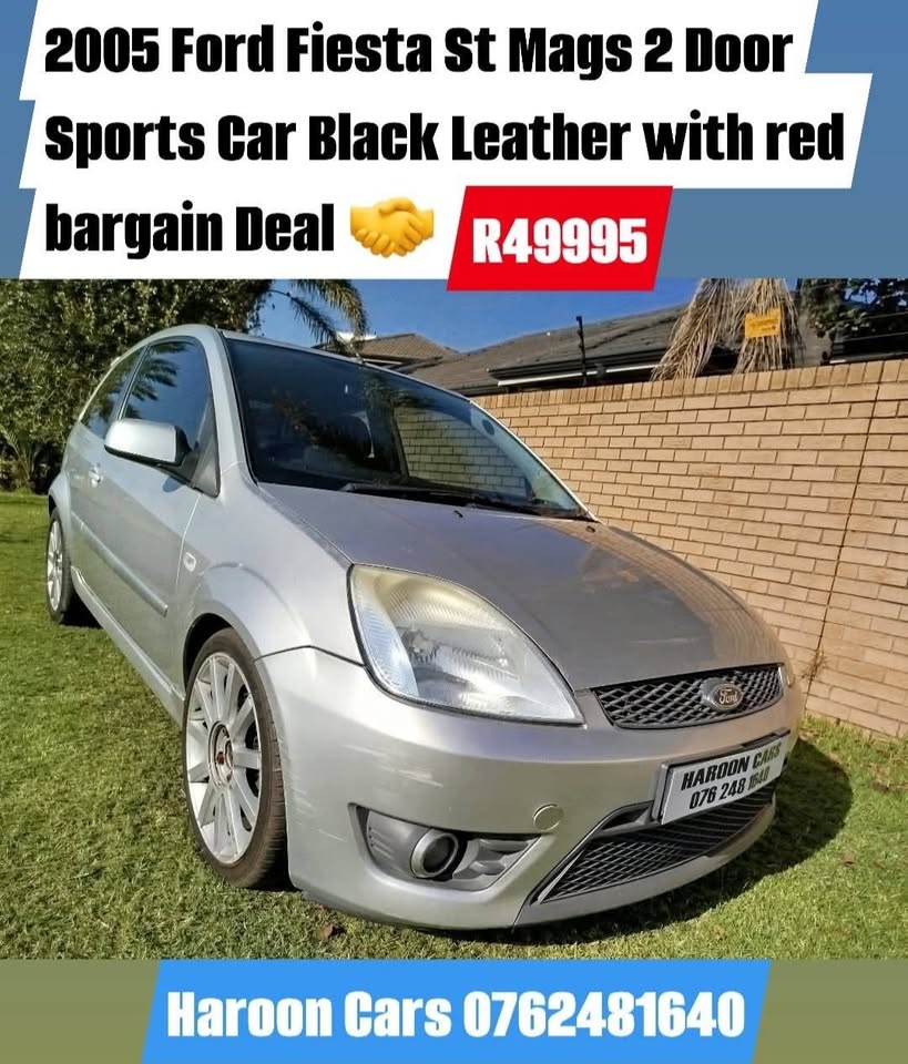Call Haroon on 2005 Ford Fiesta St Mags 2 Door Sports Car Black Leather