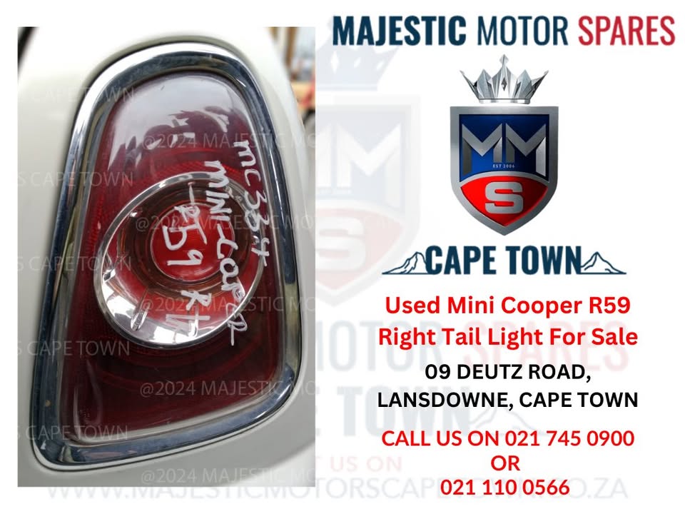 Mini Cooper R59 Right Tail Light For Sale - Private Seller Mini Cooper R59 Right Tail Light For Sale - Private Seller