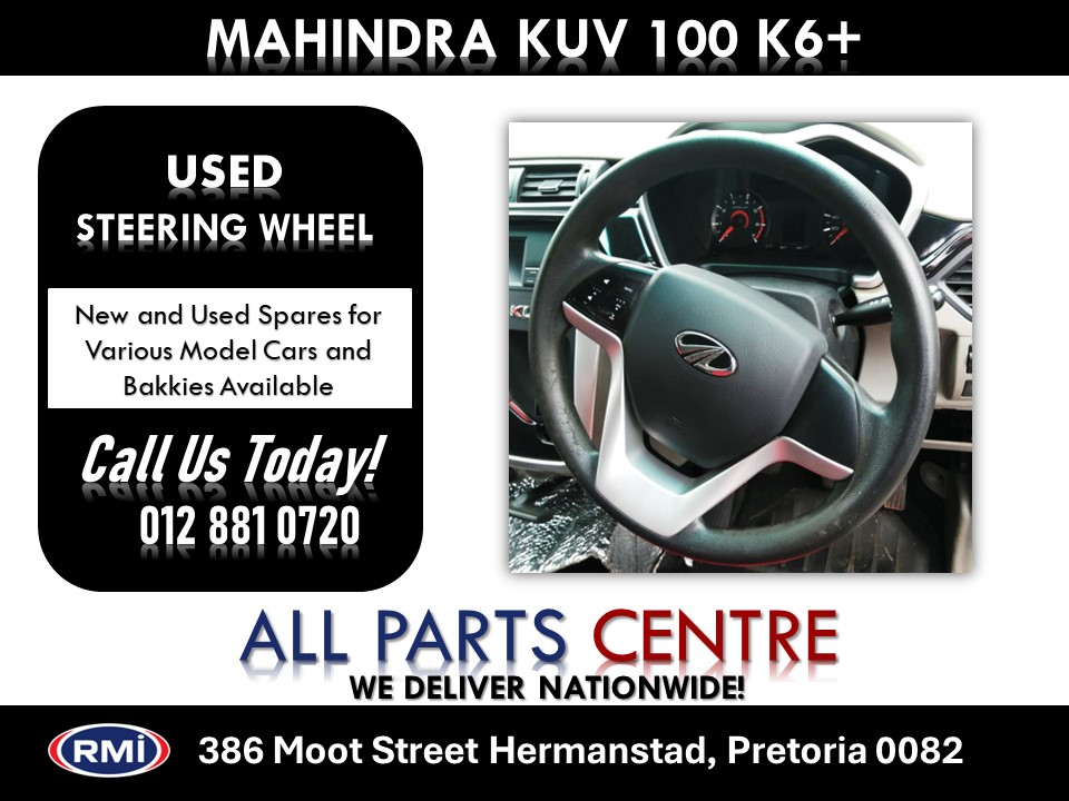 Mahindra Kuv 100 K6+ Used Steering Wheel for Sale - Private Seller