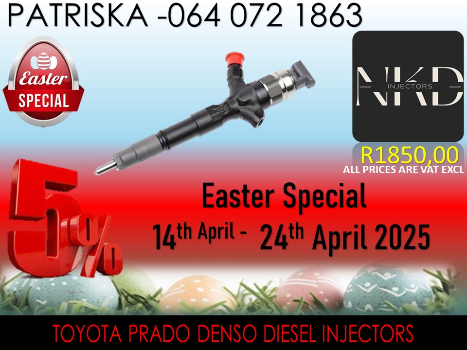 TOYOTA PRADO DIESEL INJECTORS FOR SALE - Private Seller TOYOTA PRADO DIESEL INJECTORS FOR SALE - Private Seller