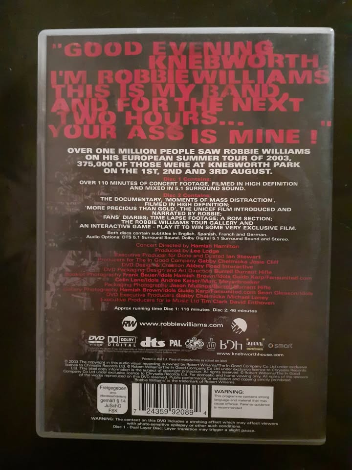 Robbie Williams - What We Did Last Summer (2 DVD Set)